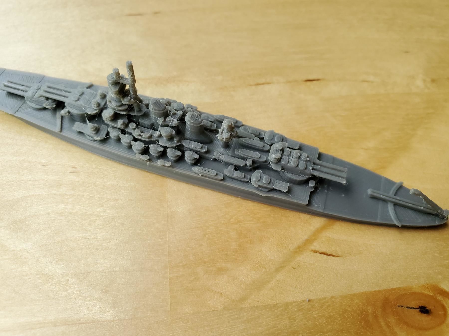 Italian Littorio Class Battleship 3D print model_9