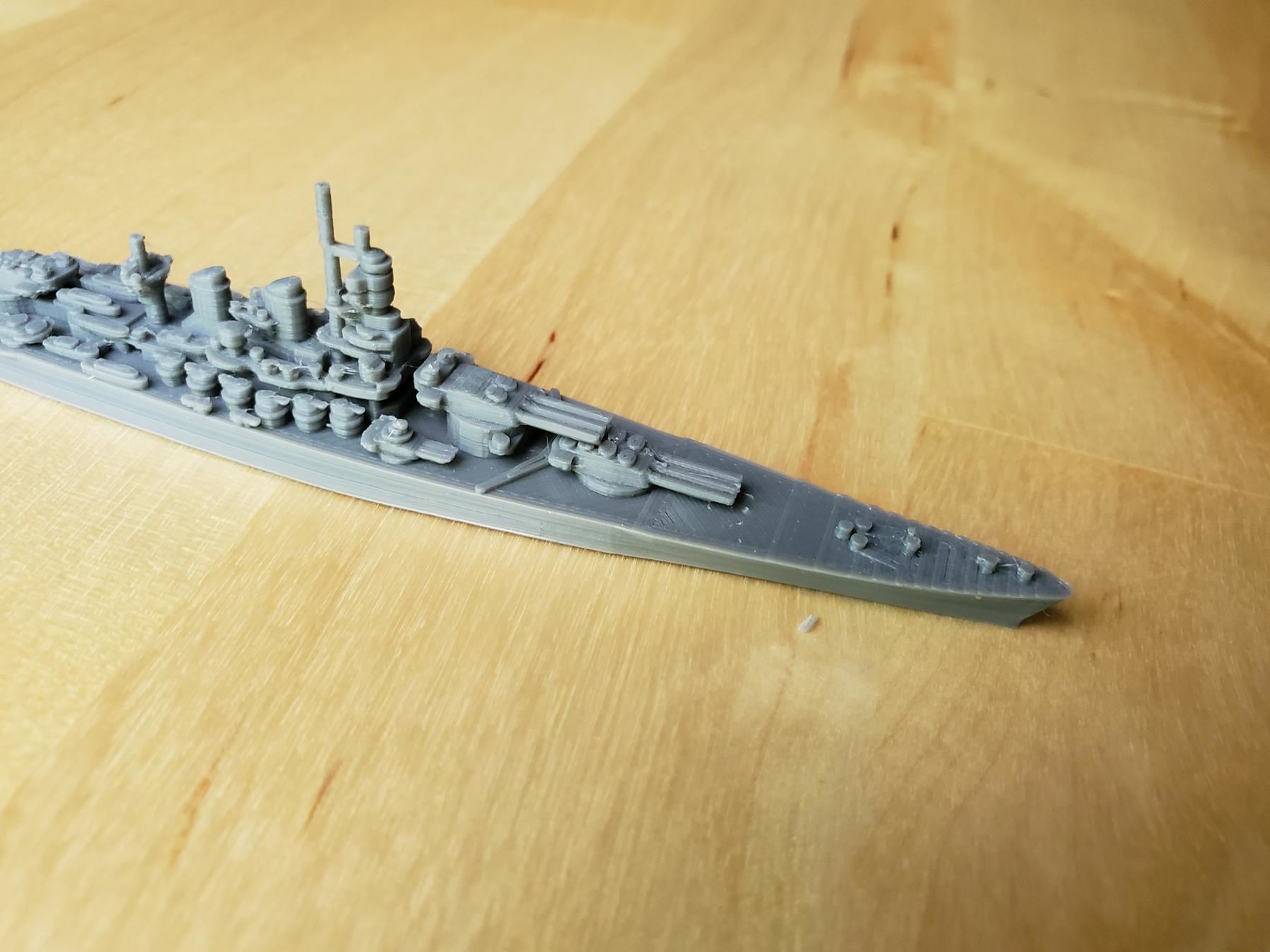 Italian Littorio Class Battleship 3D print model_17