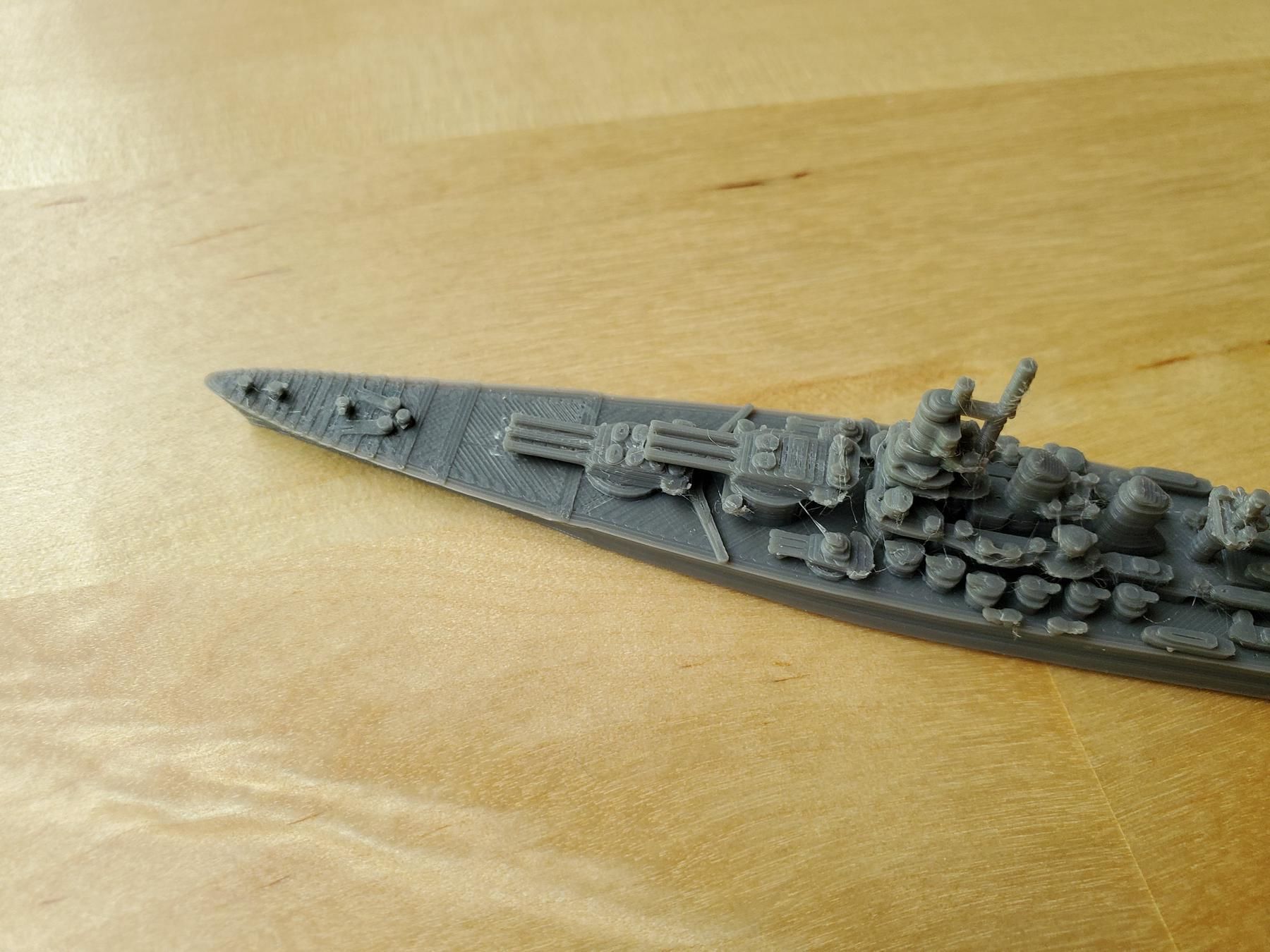 Italian Littorio Class Battleship 3D print model_12