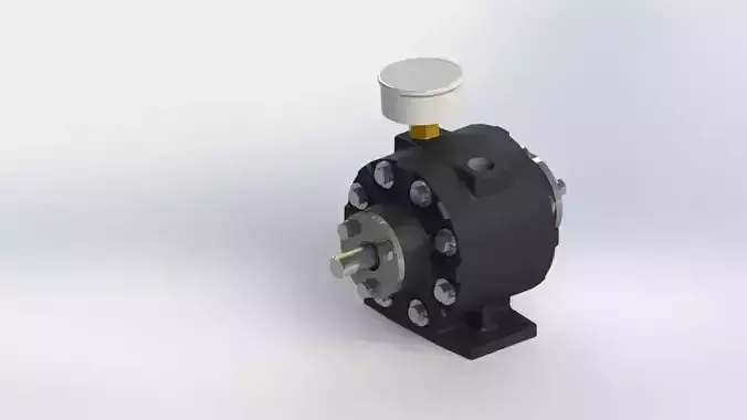 Air Motor with Exhaust