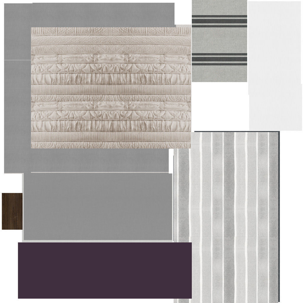 Bed Queen and Individual Size - Living Room Kit  Low-poly 3D model_6