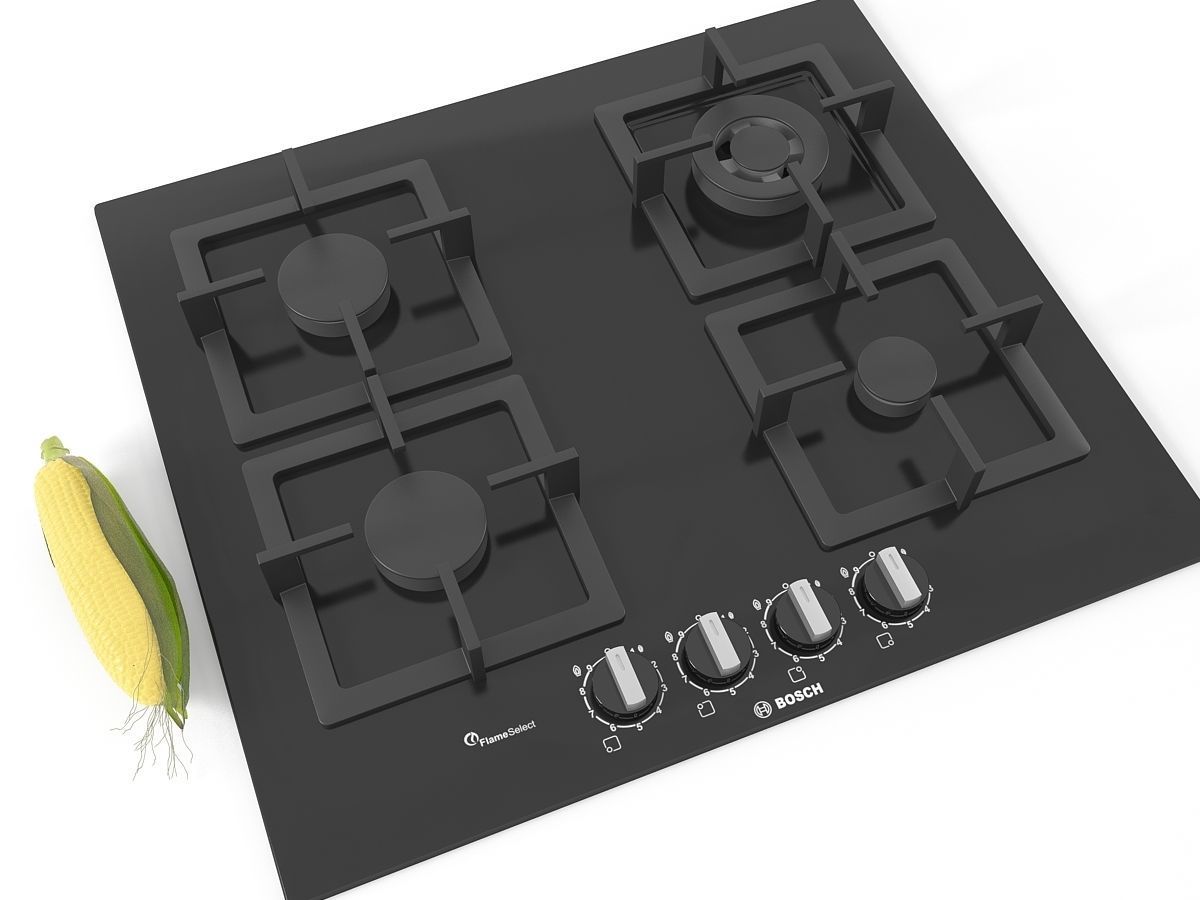 Cooktop 04 3D model_6