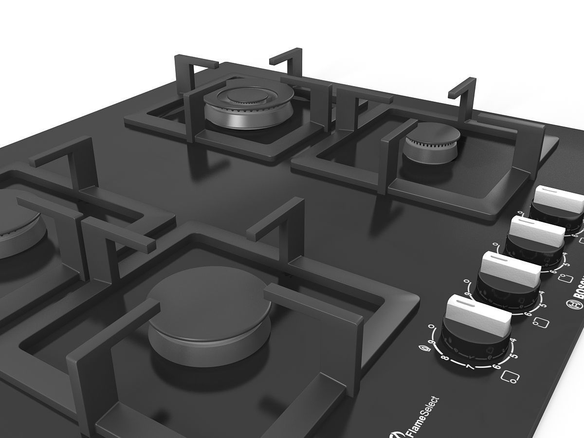 Cooktop 04 3D model_5