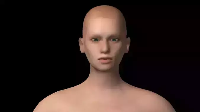 Dia 3d model nude woman