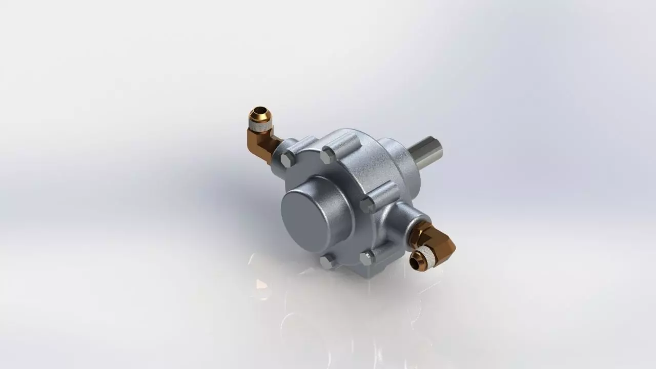 Hydraulic Pump Free 3D model