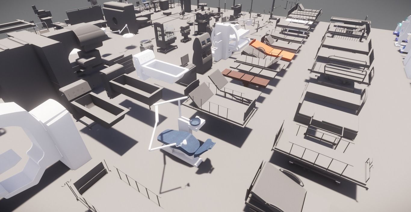 177 models for Medical Equipment Revit Family 3d model 3D model_22