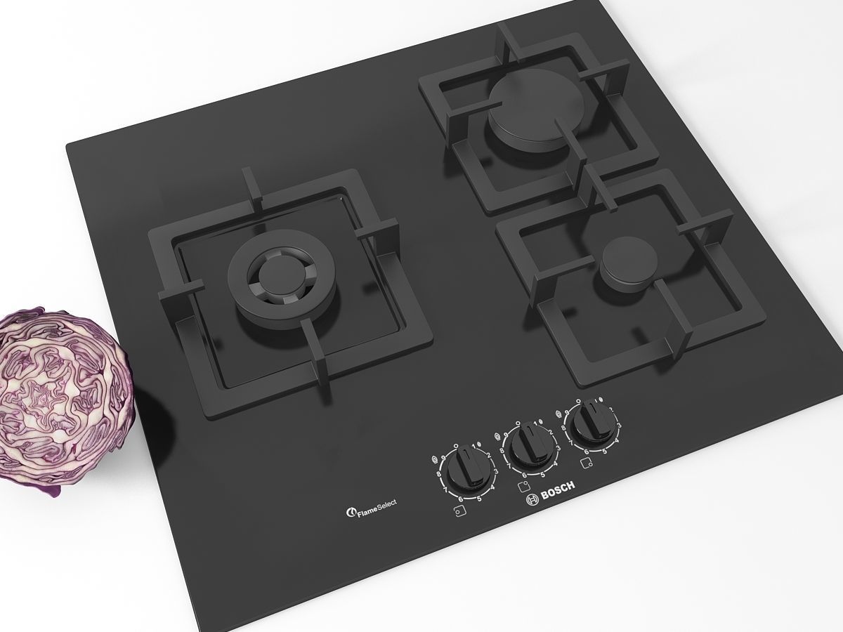 Cooktop 05 Free 3D model_8