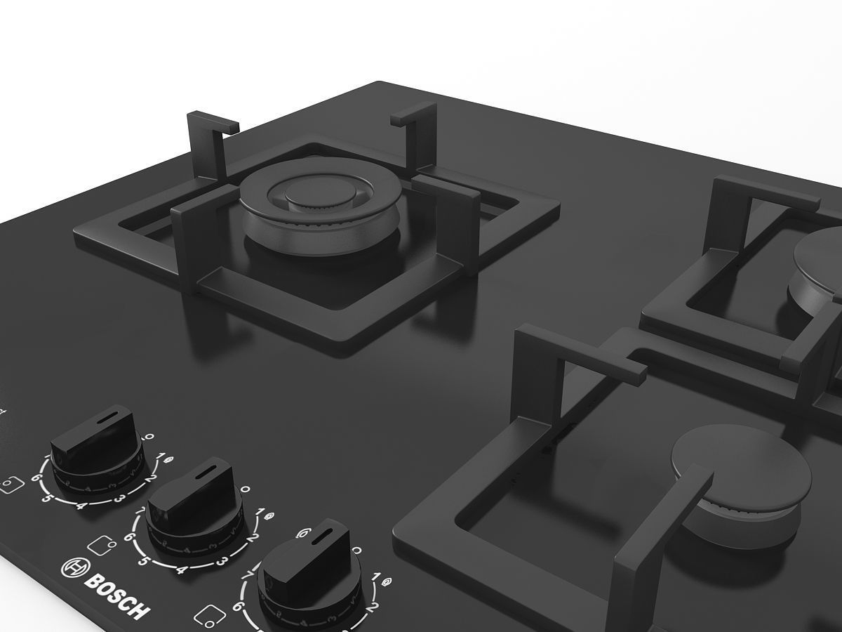 Cooktop 05 Free 3D model_4