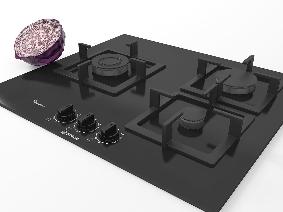 Cooktop 05 Free 3D model_6