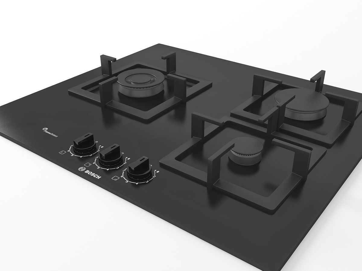 Cooktop 05 Free 3D model_2