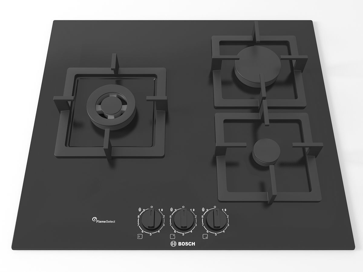 Cooktop 05 Free 3D model_3