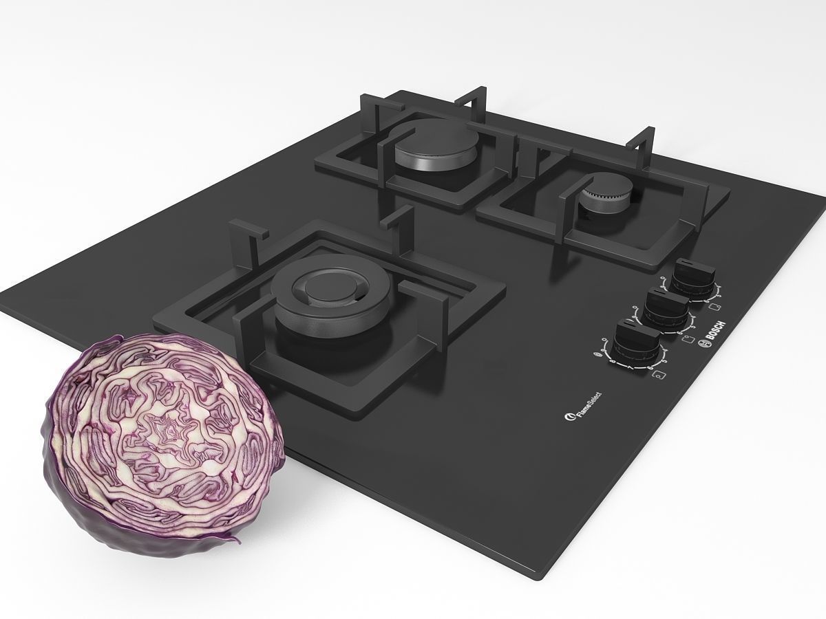 Cooktop 05 Free 3D model_7