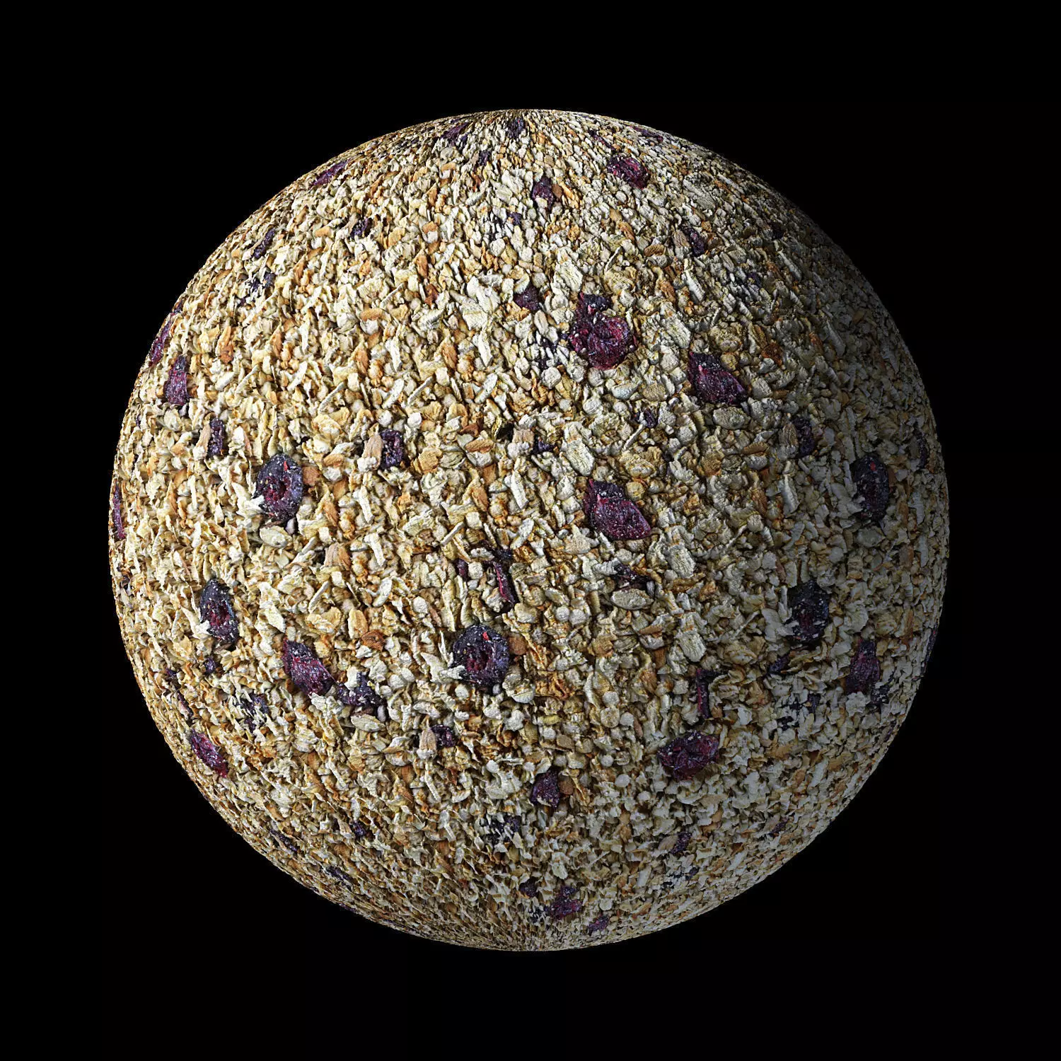 Muesli Tileable 3D Texture Texture