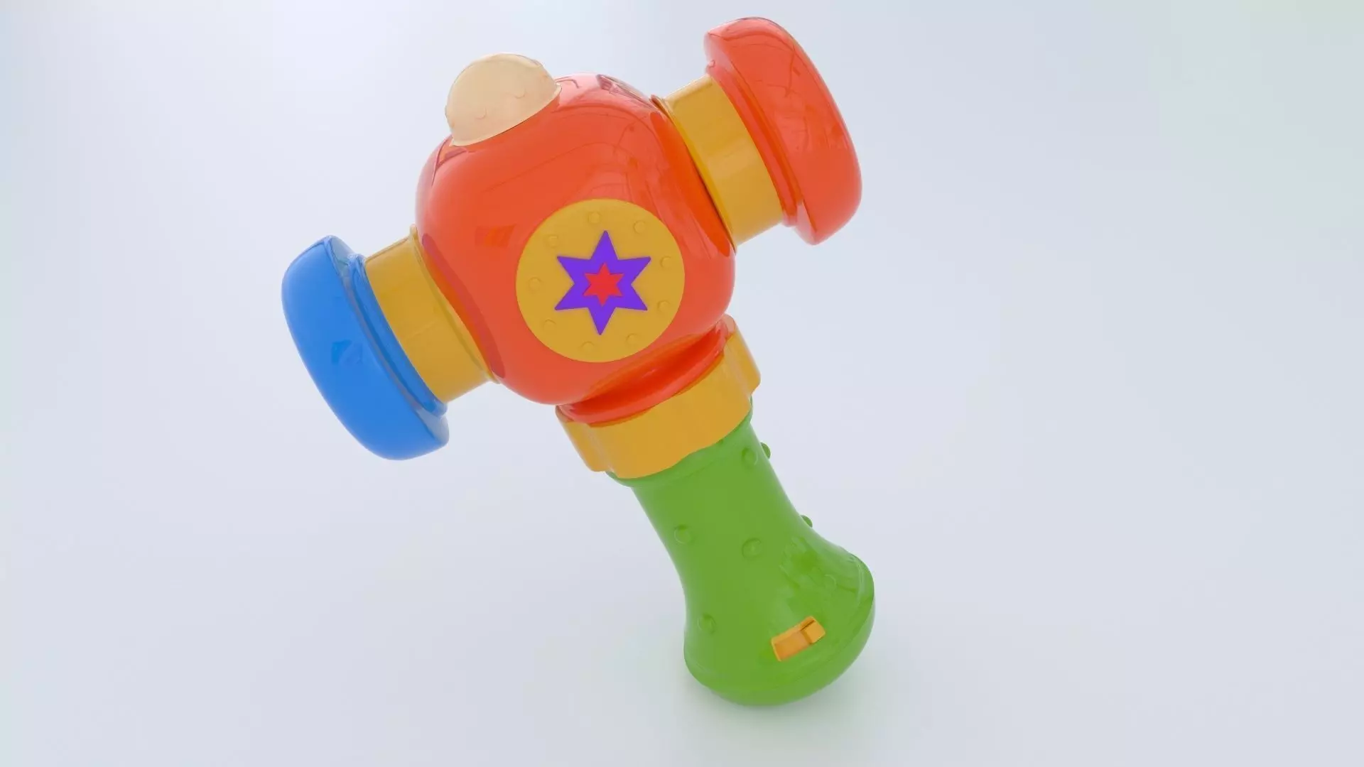 Hammer toy 3D model_0