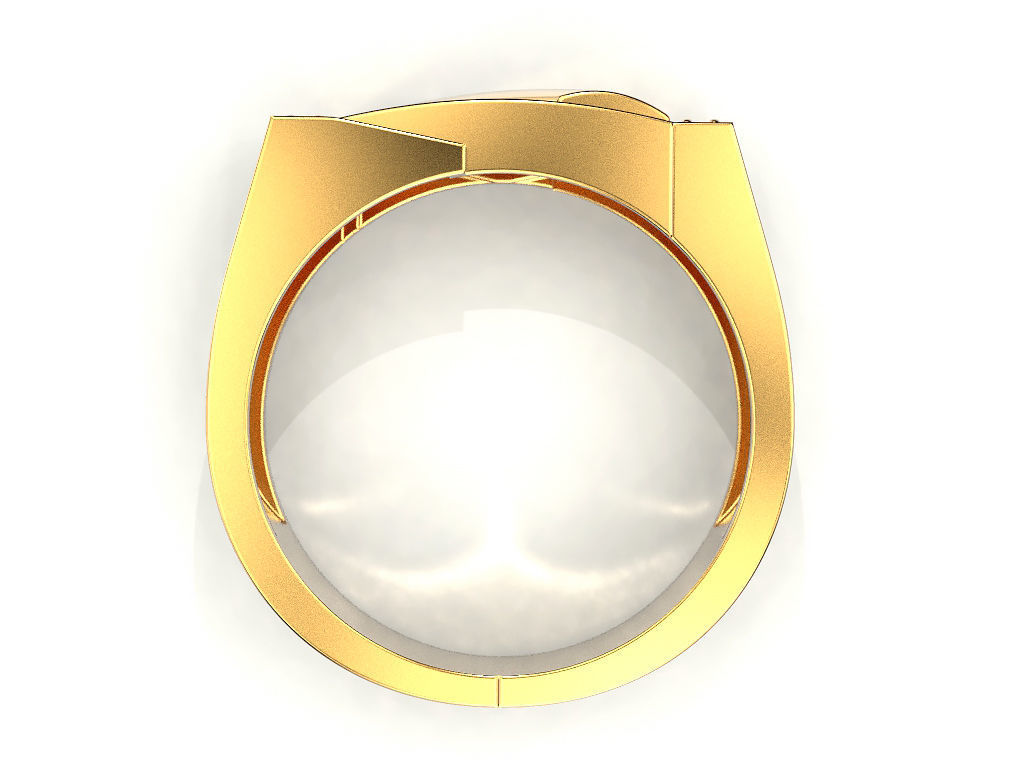 Male ring 3D print model_3