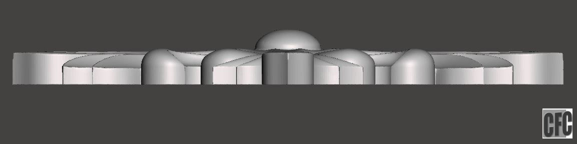 WoodCarving detail - 3d model for CNC - WCCFC0J 3D print model_5