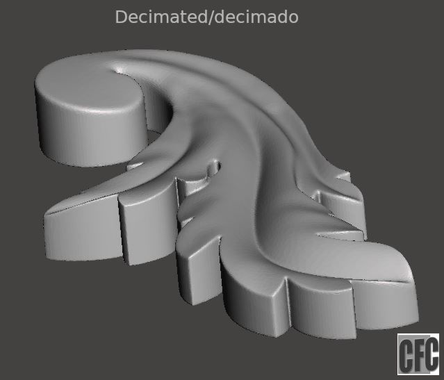 WoodCarving detail - 3d model for CNC - WCCFC0K 3D print model_18