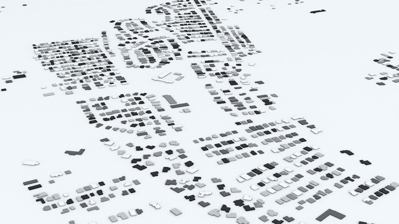 Barbados Streets and Buildings 3D model_4