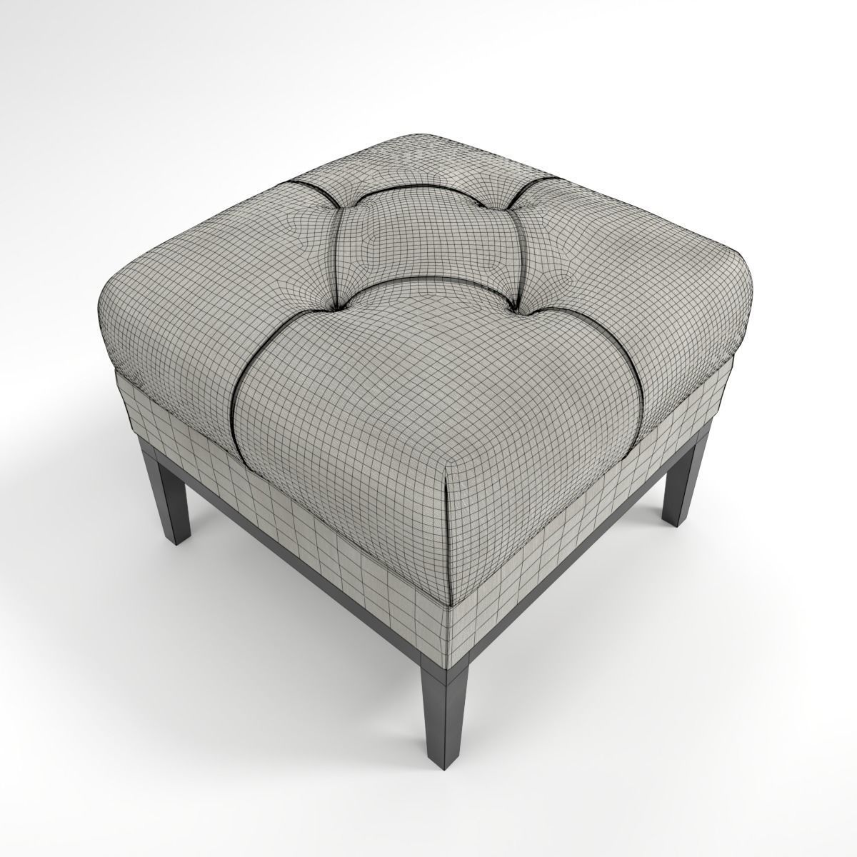 Eichholtz Stool Cesare Blender Cycles 3D model_8