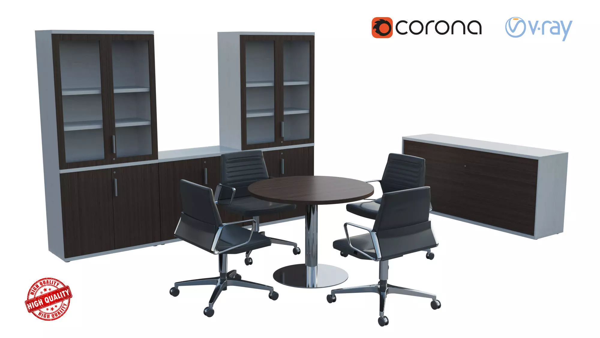 Meeting table 3D model
