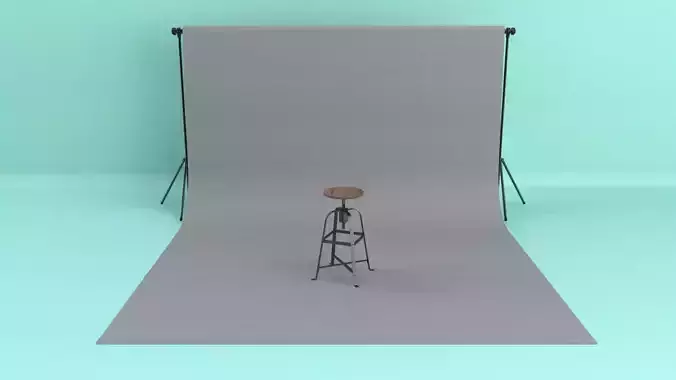 Photo Studio Backdrop 3D model