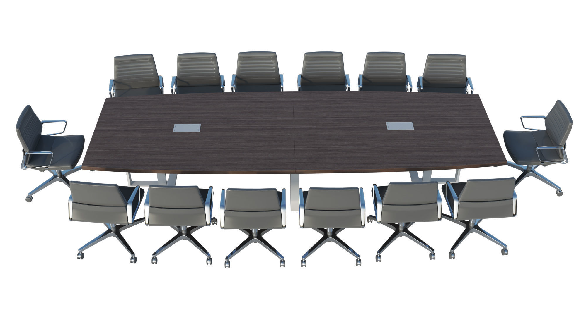 Conference table 3D model_1
