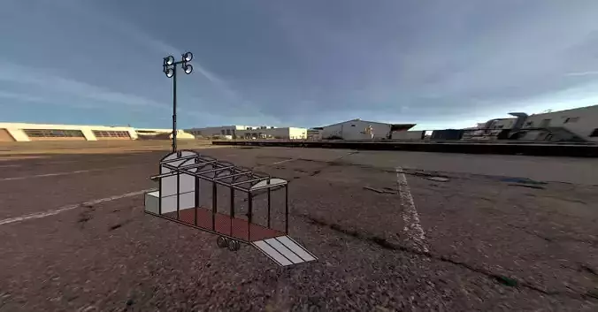 Machines trolley Free 3D model