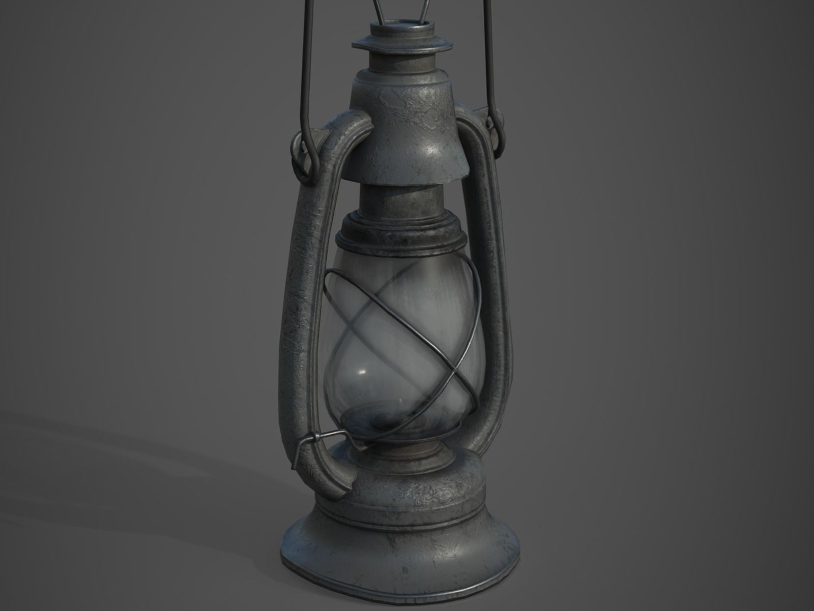 Old Lamp - PBR and Game Ready Low-poly 3D model_7