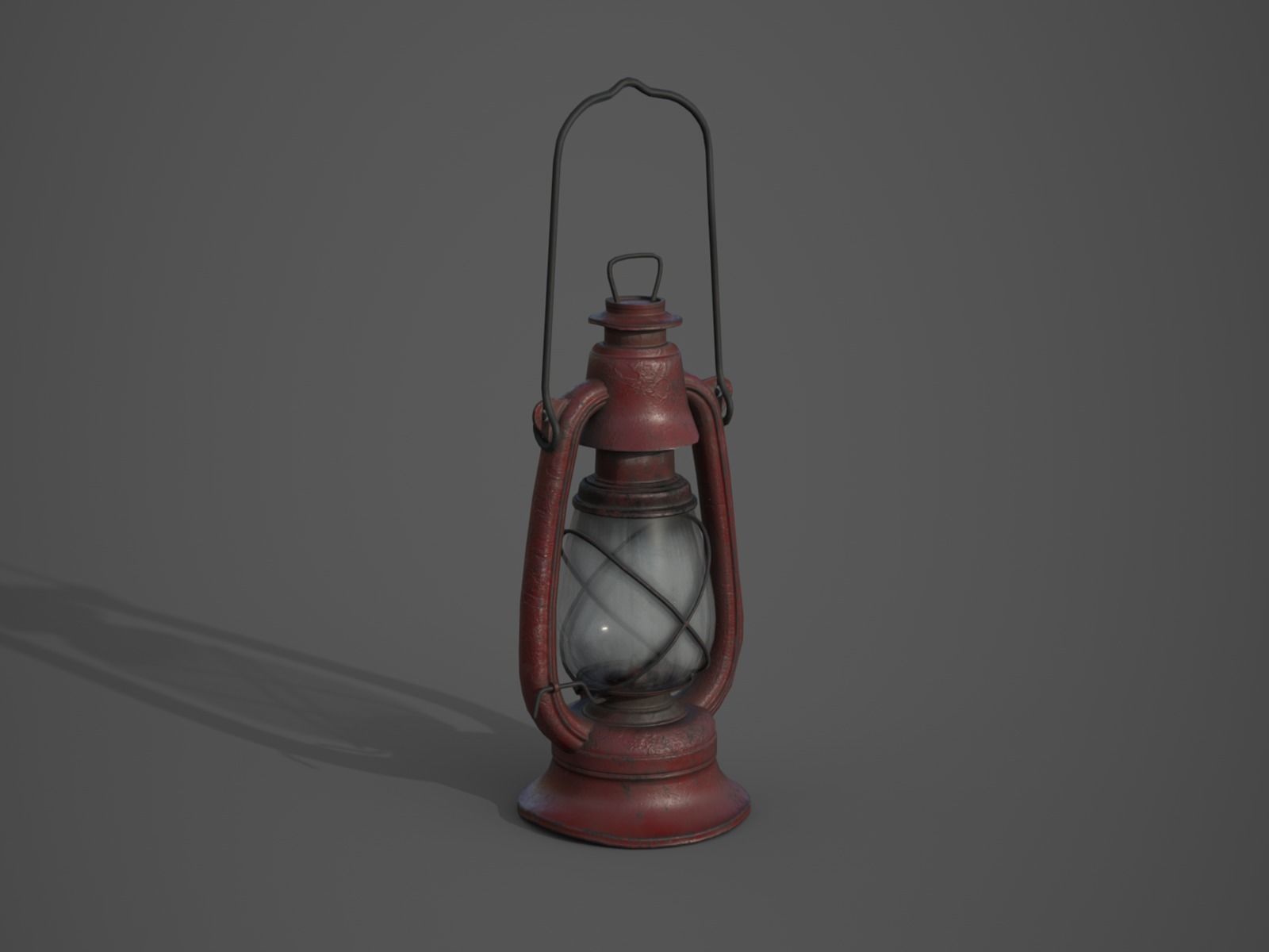 Old Lamp - PBR and Game Ready Low-poly 3D model_5