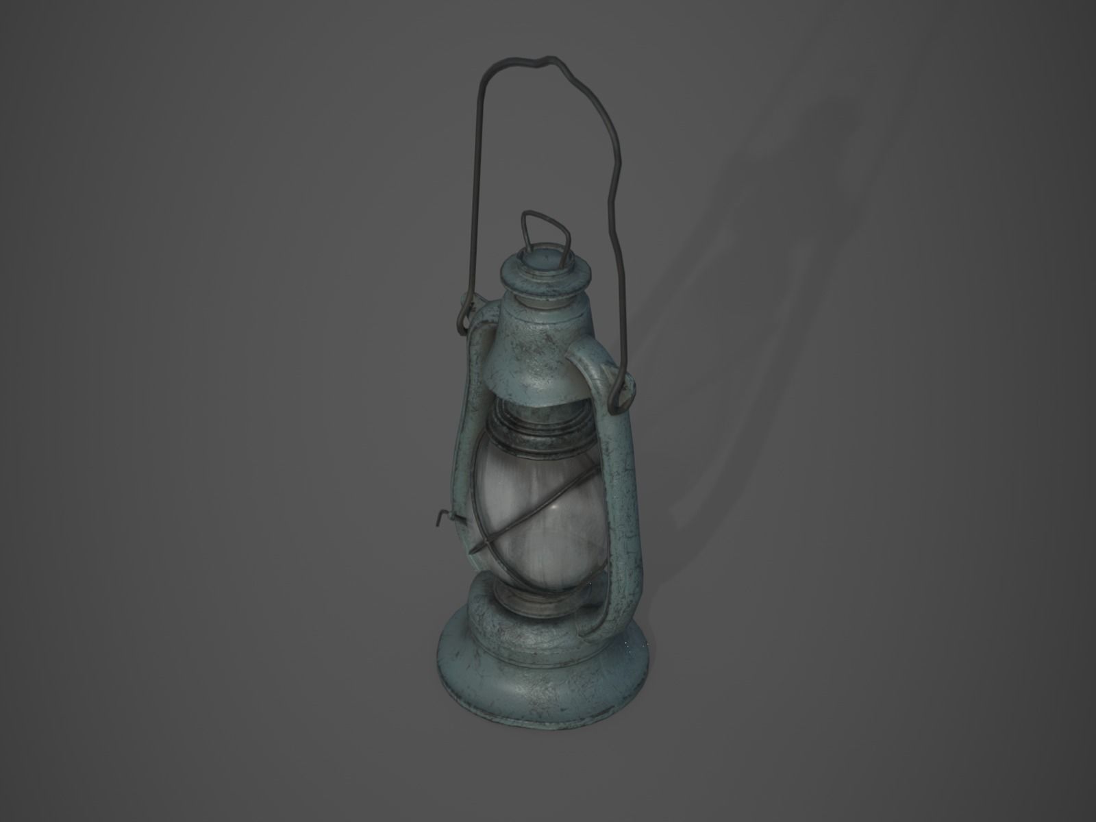 Old Lamp - PBR and Game Ready Low-poly 3D model_8