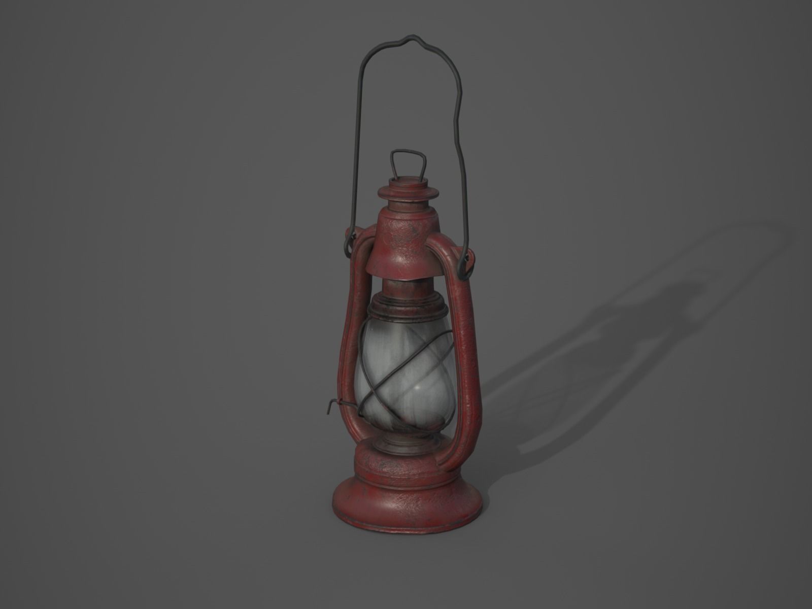 Old Lamp - PBR and Game Ready Low-poly 3D model_3