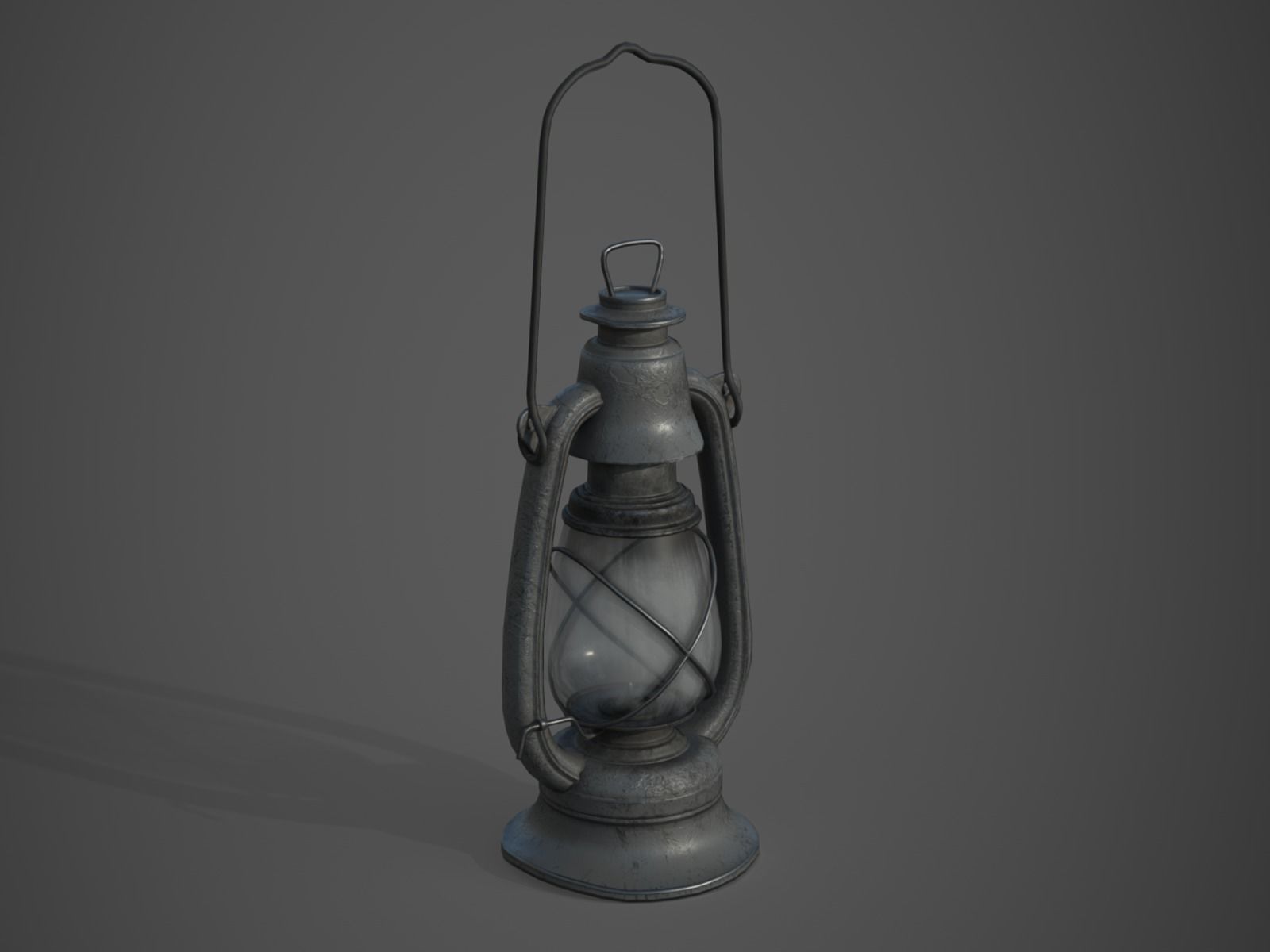 Old Lamp - PBR and Game Ready Low-poly 3D model_6