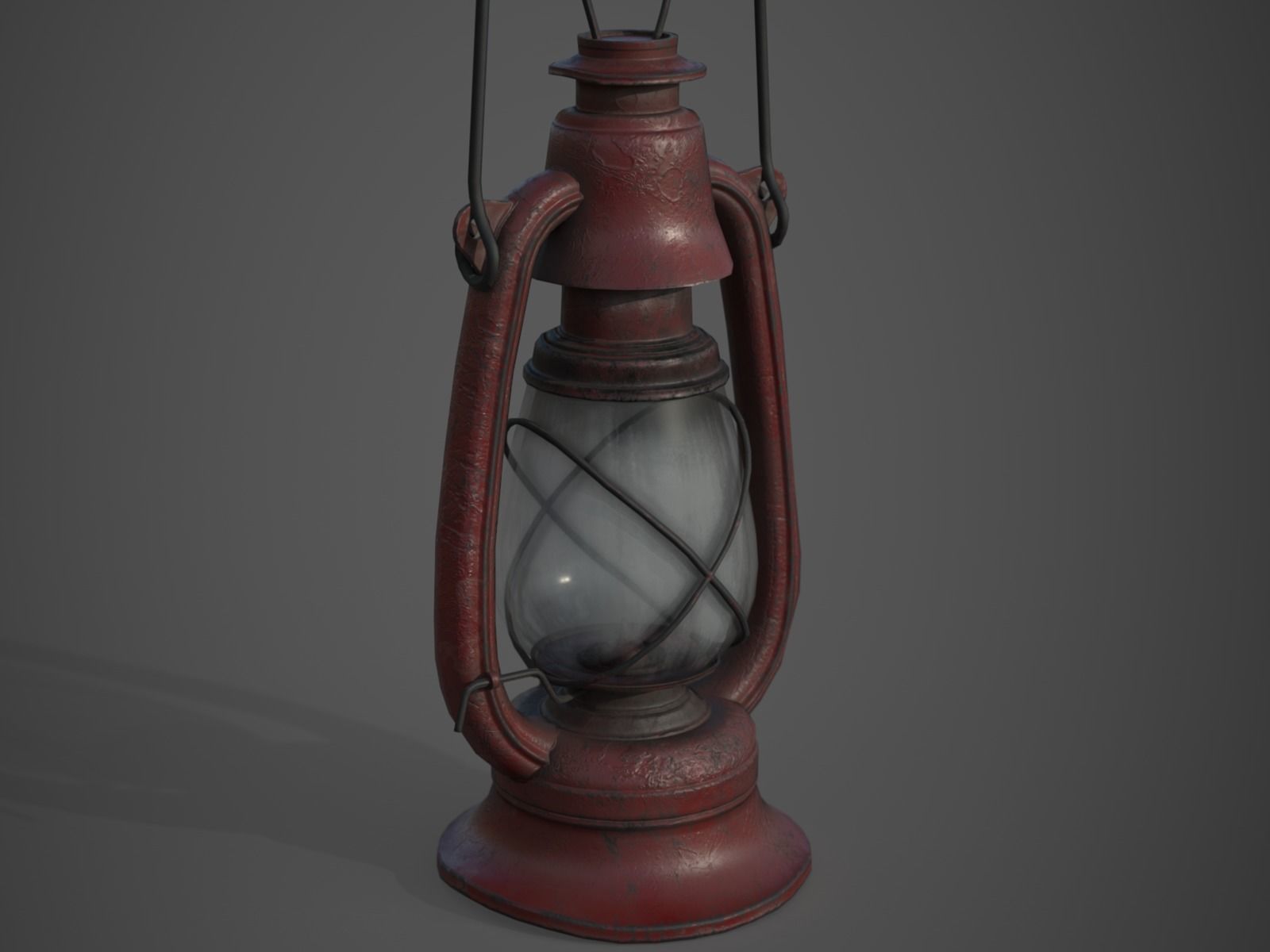 Old Lamp - PBR and Game Ready Low-poly 3D model_4