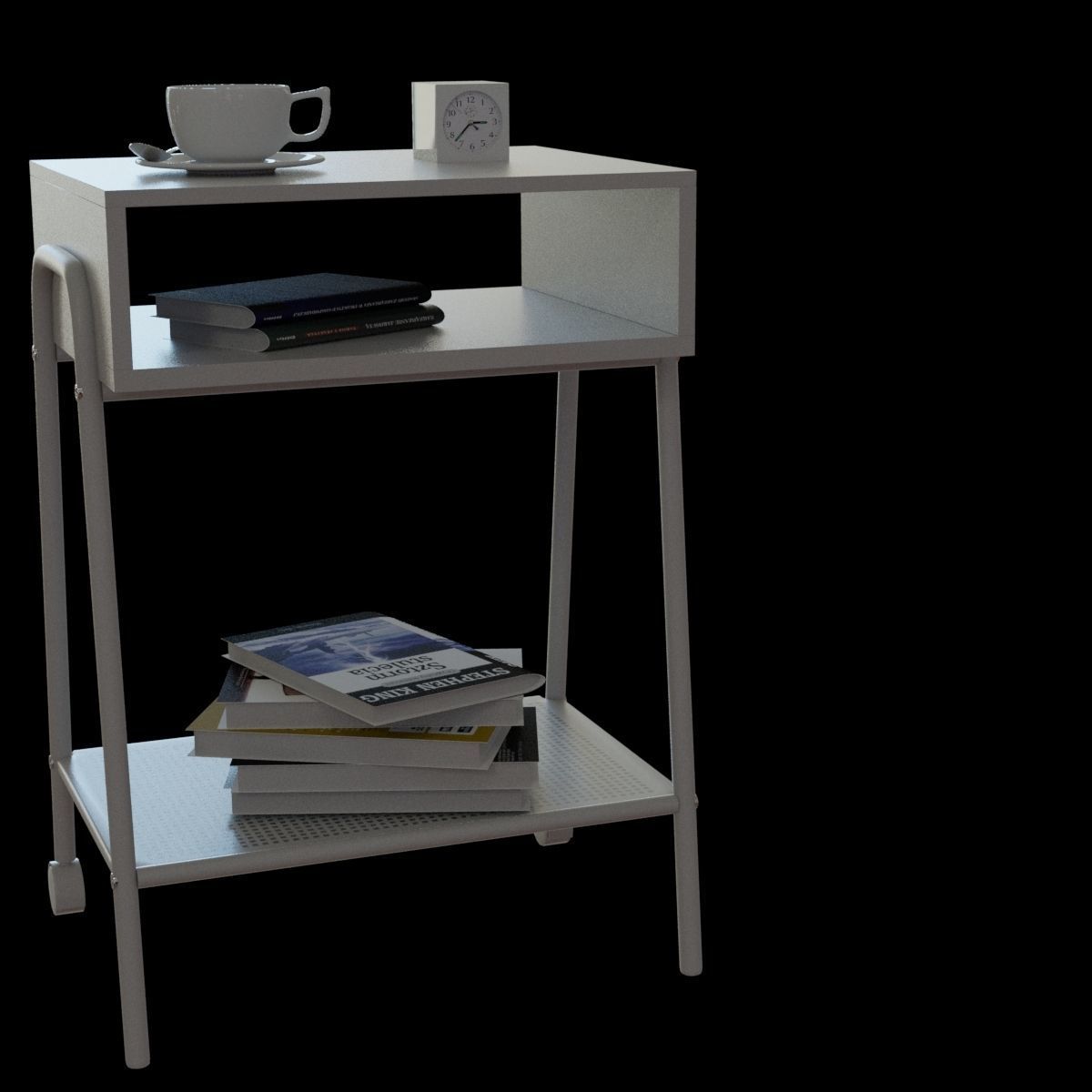 setskog bedside table 3D model_36
