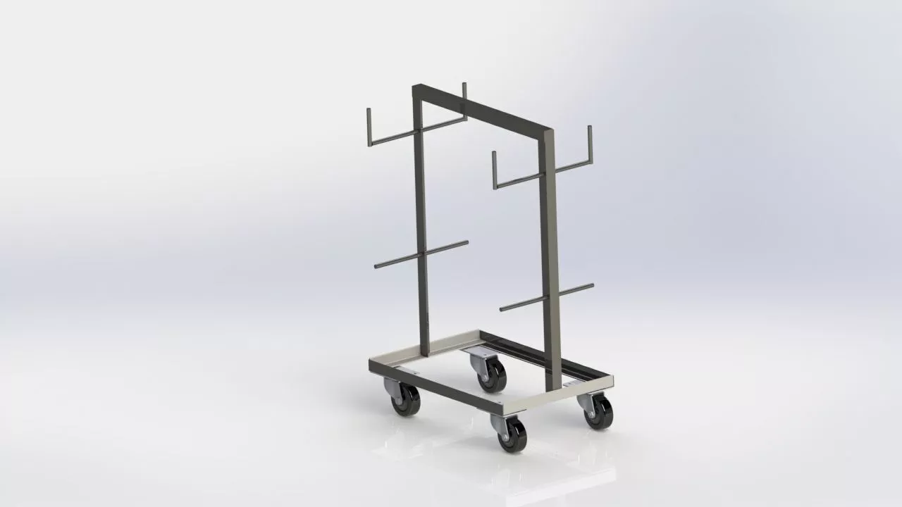 Extension Chord Cart Free 3D model
