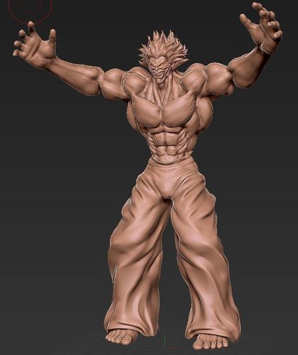 yujiro hanma 3D print model