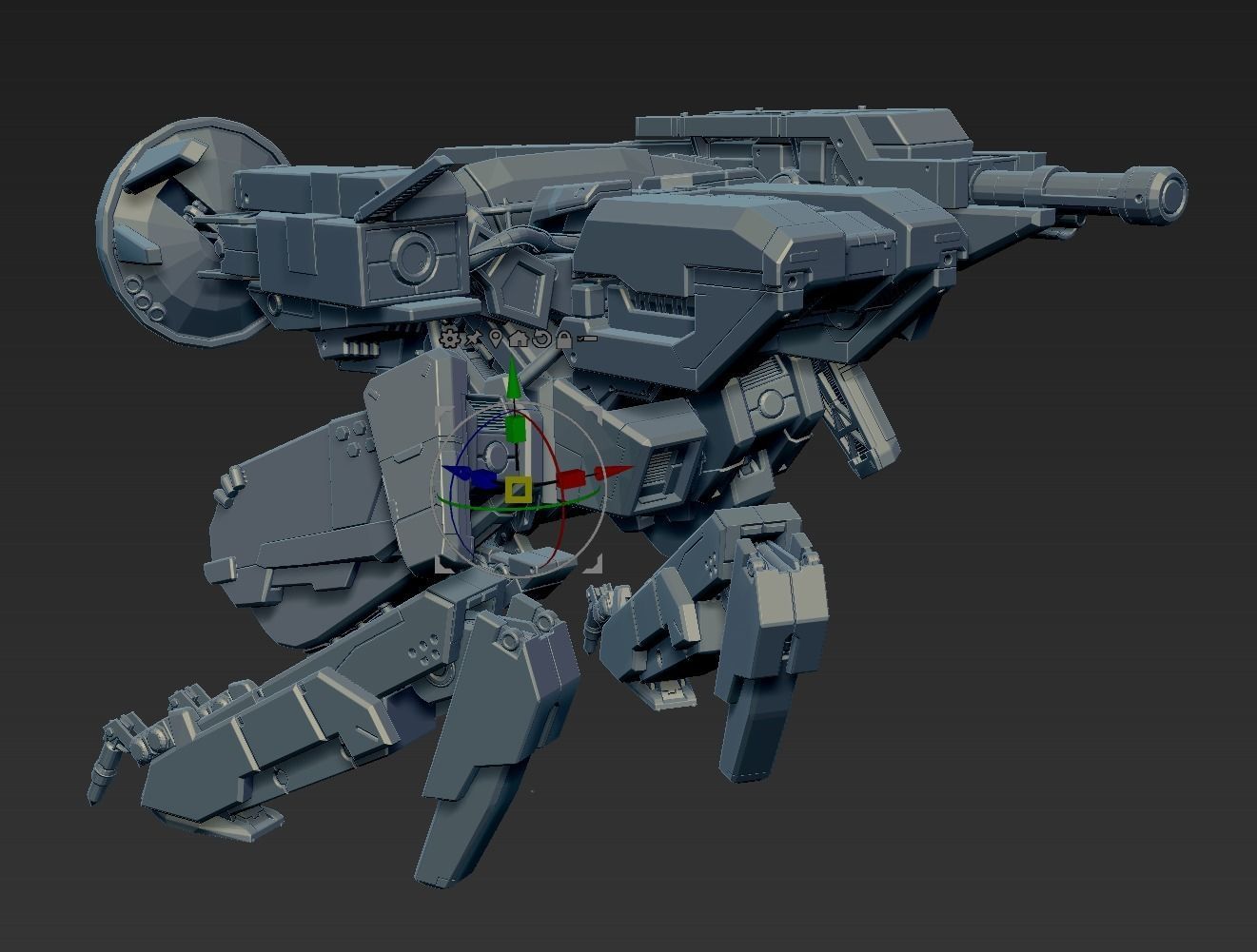 Metal Gear REX 3D print model_1