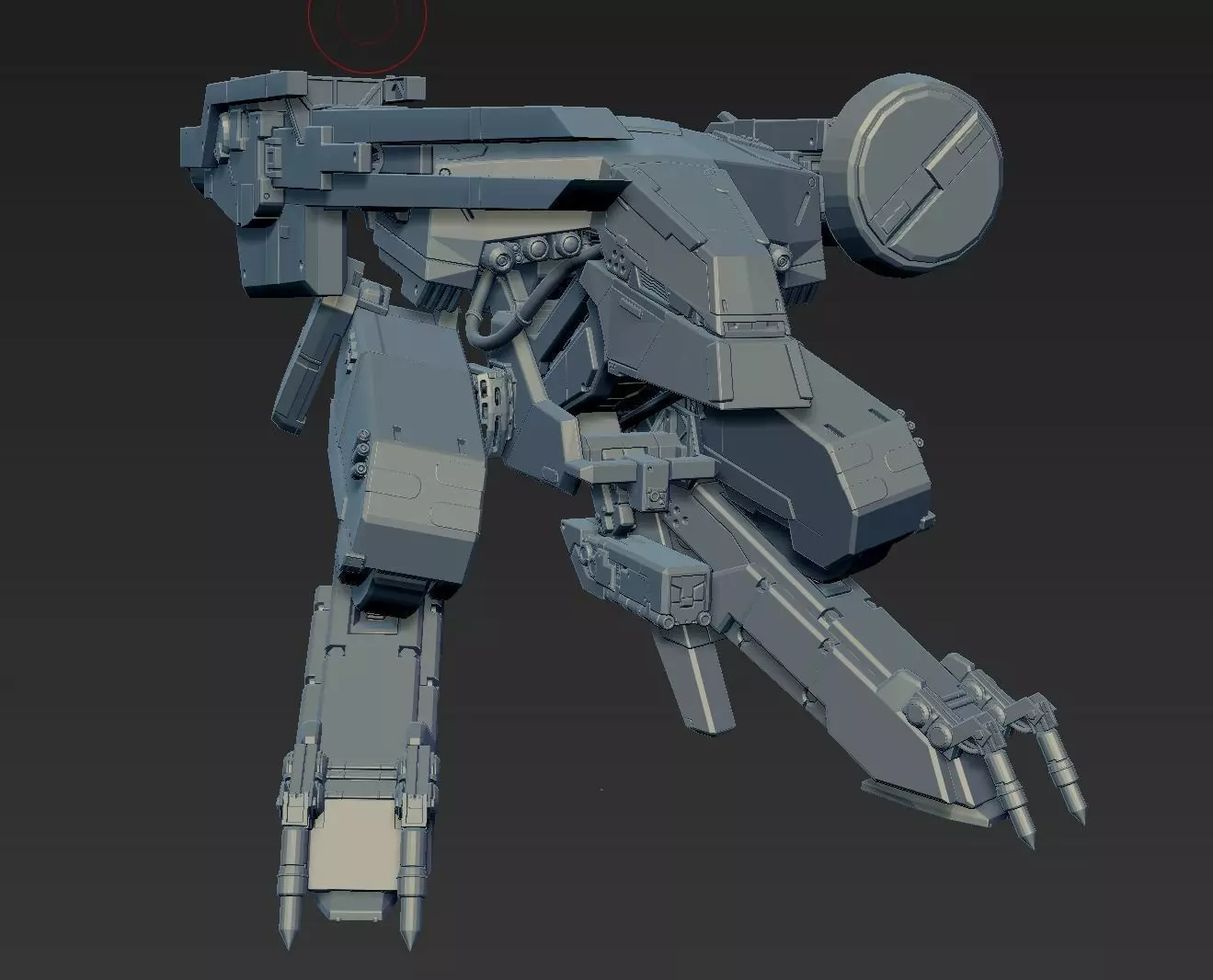 Metal Gear REX 3D print model_0