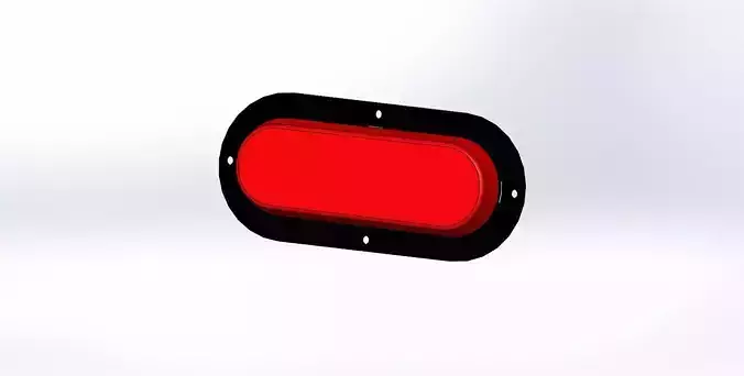 Trailer Brake Light Free 3D model