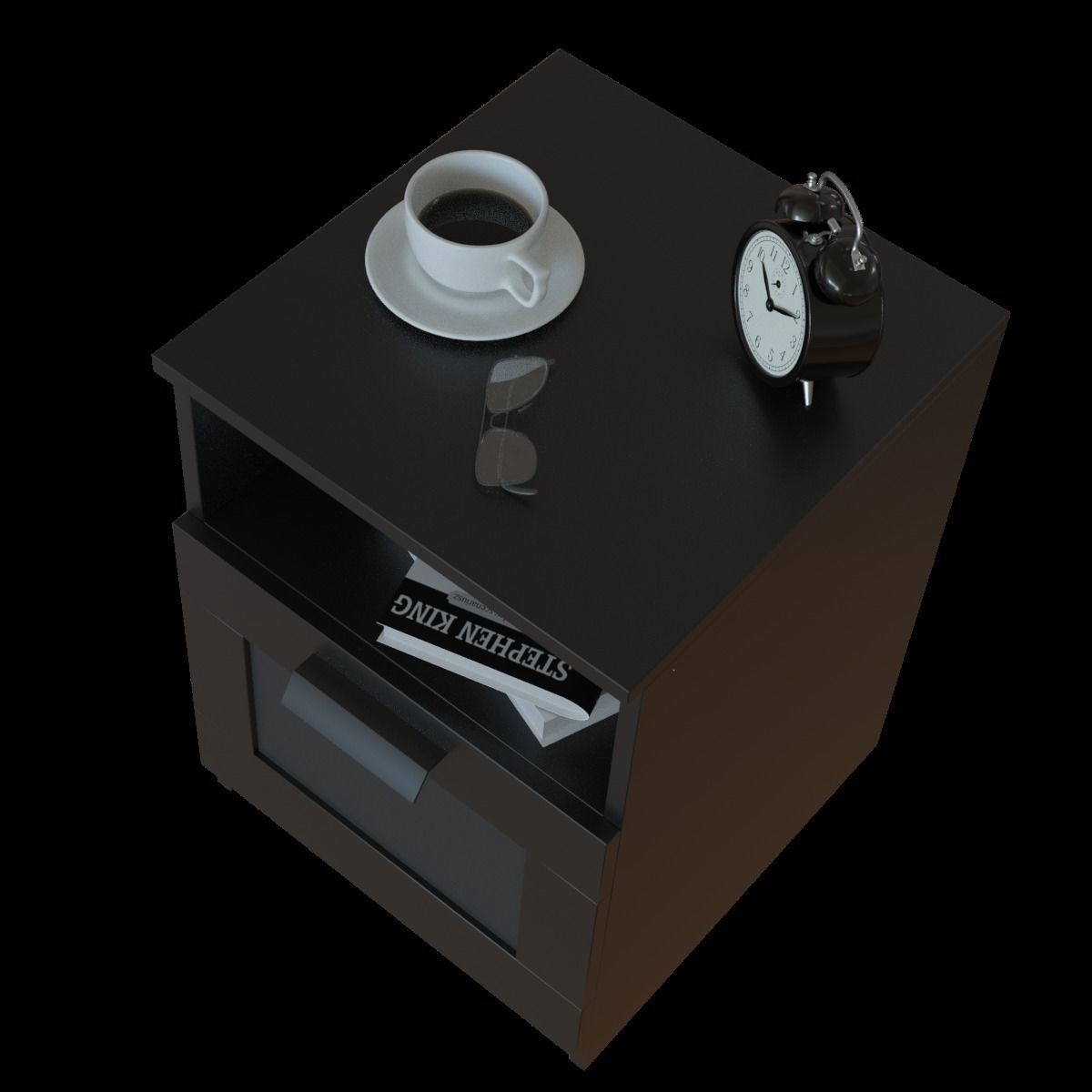 brimnes bedside table 3D model_2