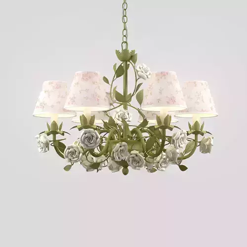 Chandelier Fiori di rose  3D model