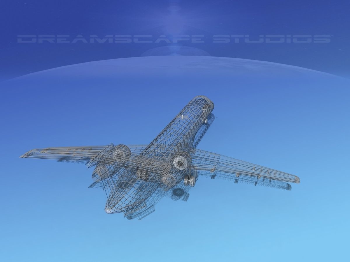 Embraer ERJ-140 Jet World Connection 3D model_12
