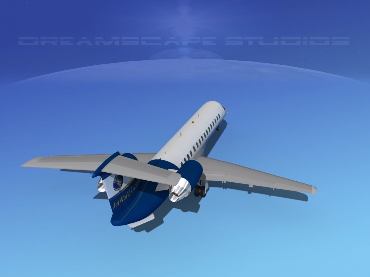 Embraer ERJ-140 Jet World Connection 3D model_6