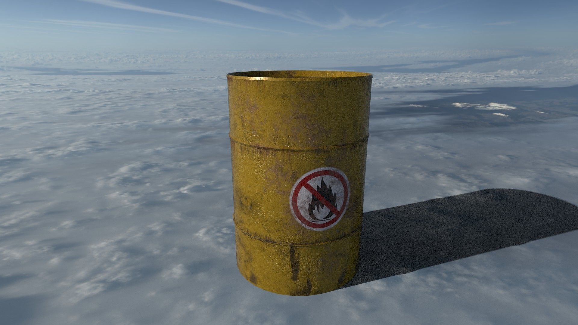 Ultimate Industrial Barrel Pack Low-poly 3D model_6