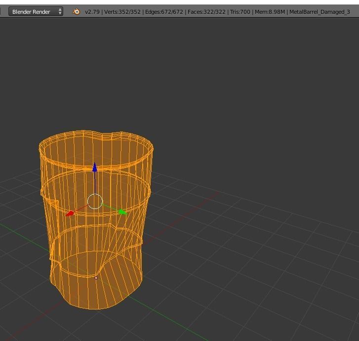 Ultimate Industrial Barrel Pack Low-poly 3D model_21