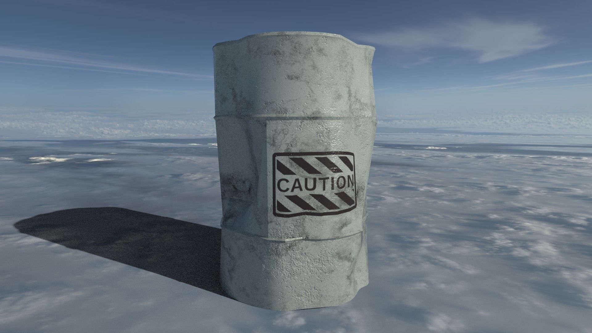 Ultimate Industrial Barrel Pack Low-poly 3D model_29