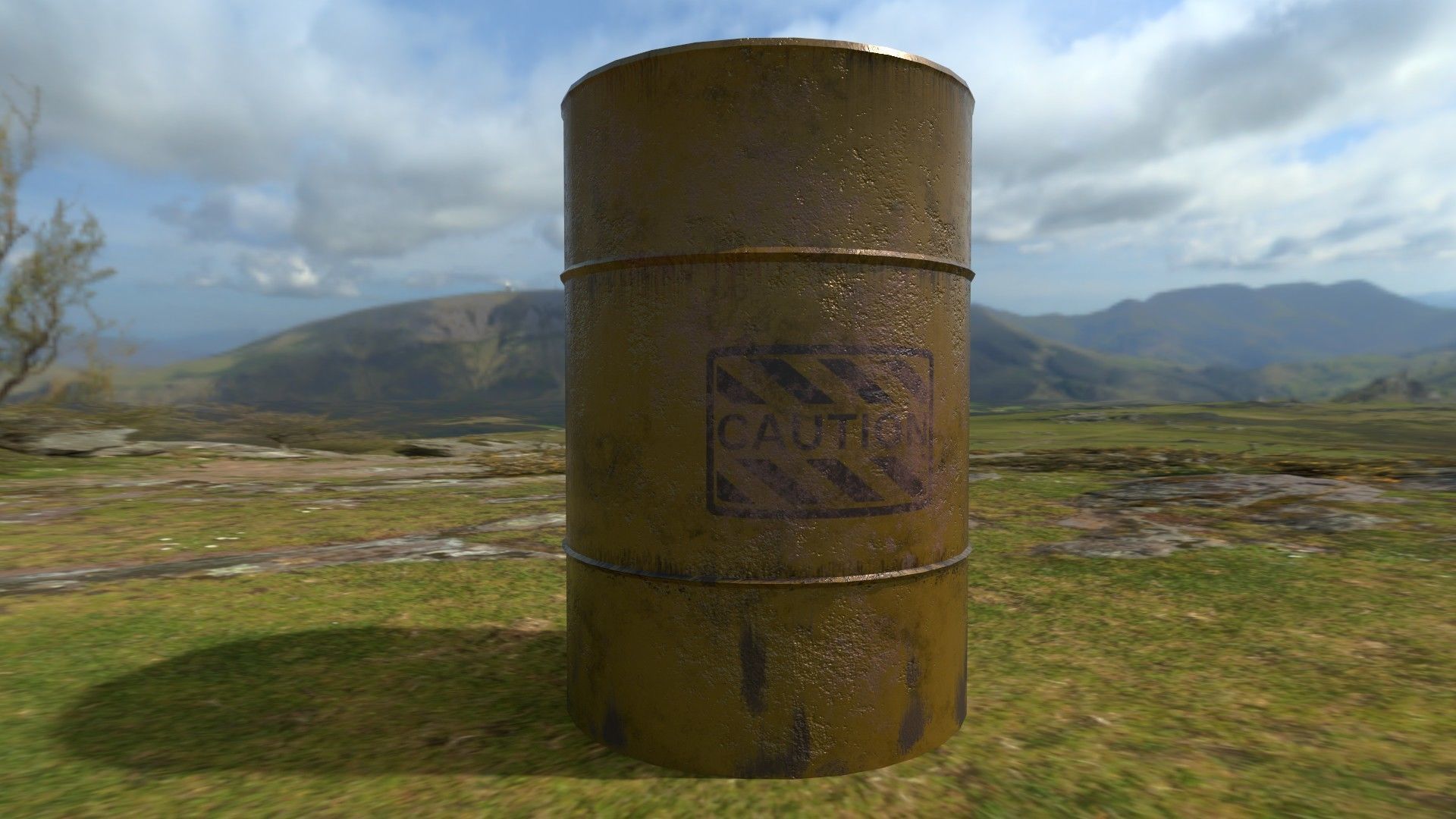 Ultimate Industrial Barrel Pack Low-poly 3D model_1