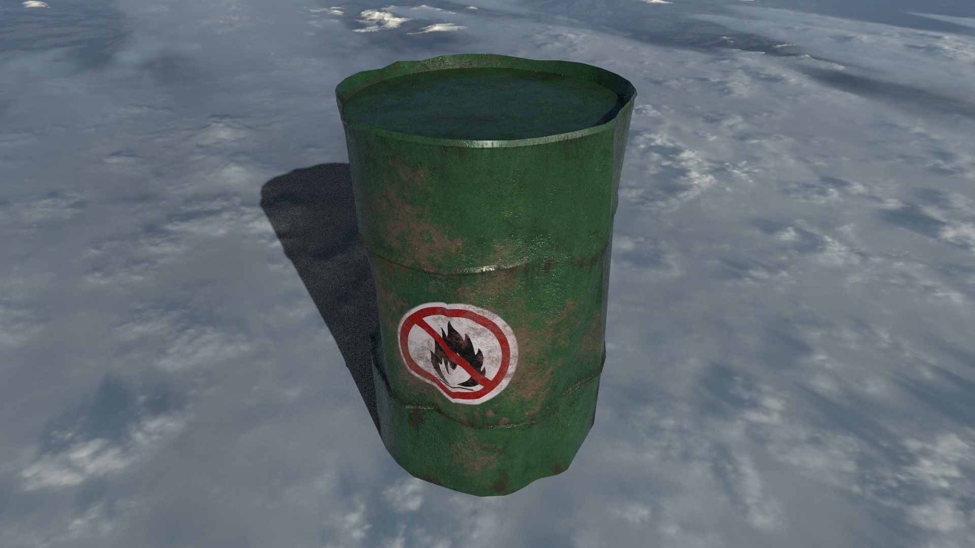 Ultimate Industrial Barrel Pack Low-poly 3D model_27