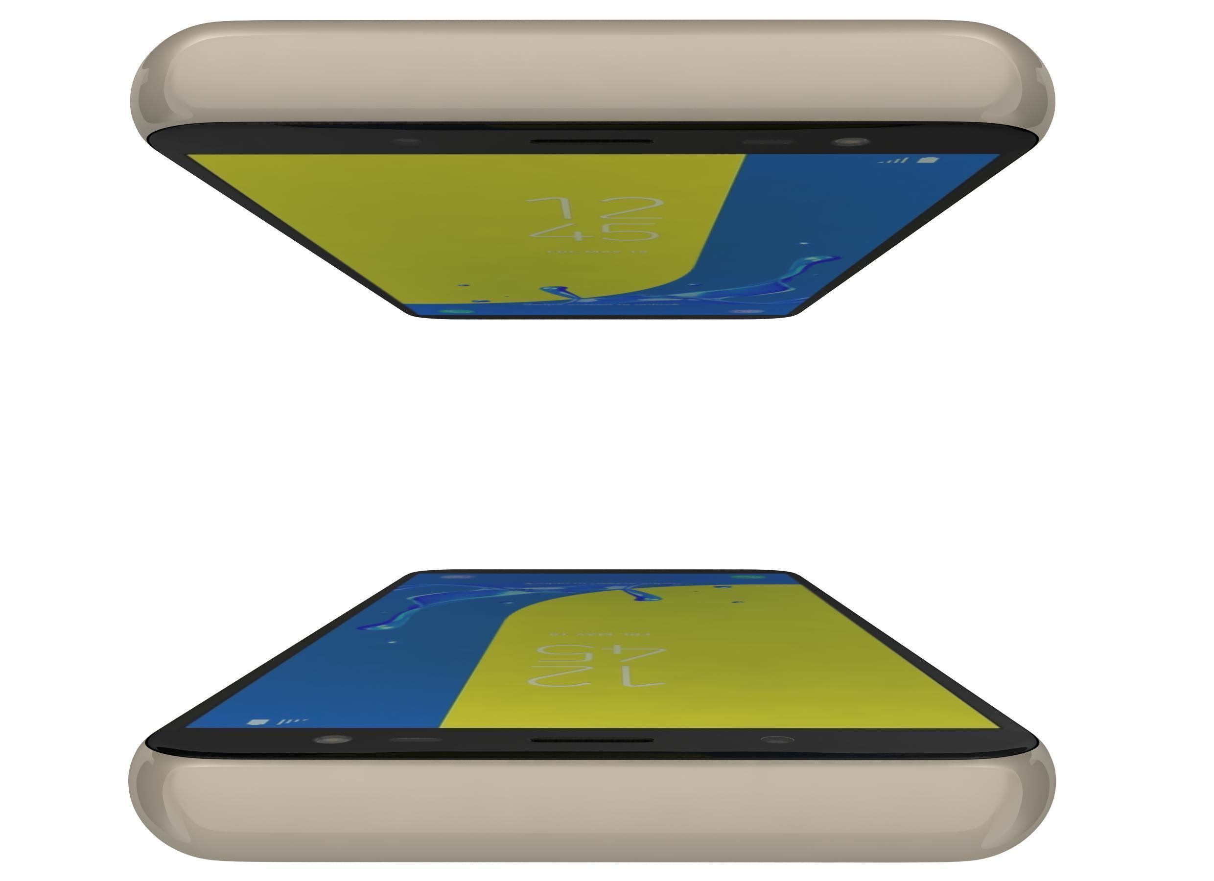 Samsung Galaxy J6 2018 Gold 3D model_3