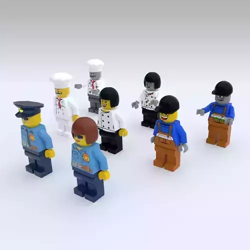Game Ready Lego Characters